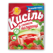 Кисіль "Полуниця" 65 г./ 25 шт.ТМ "Поварёнок"